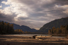 Lake Views by Aaron Matheson on GIANT ART - grey landscape