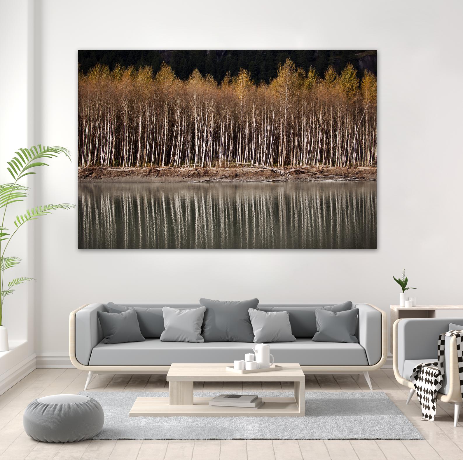 Golden Visions by Aaron Matheson on GIANT ART - grey landscape