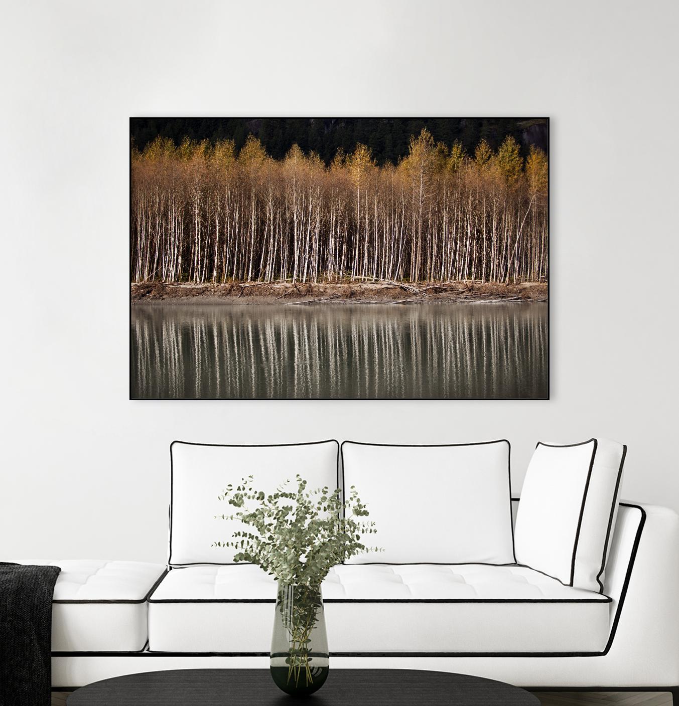 Golden Visions by Aaron Matheson on GIANT ART - grey landscape