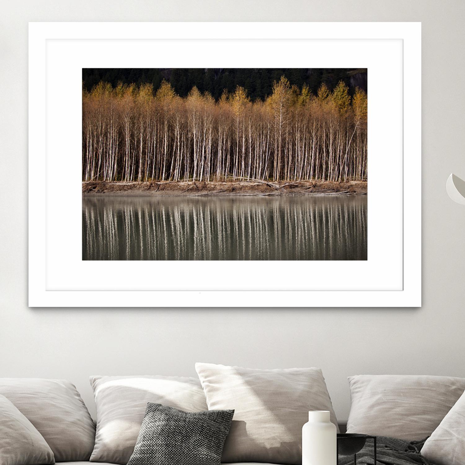 Golden Visions by Aaron Matheson on GIANT ART - grey landscape