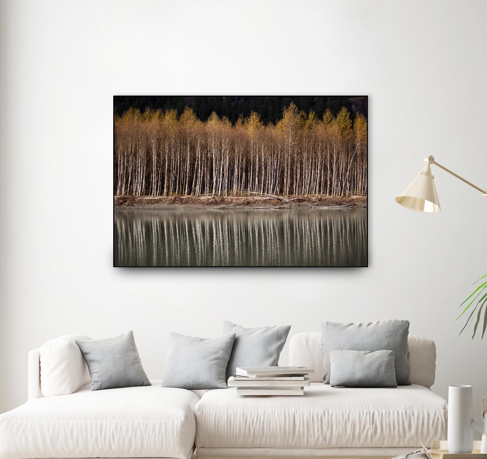 Golden Visions by Aaron Matheson on GIANT ART - grey landscape