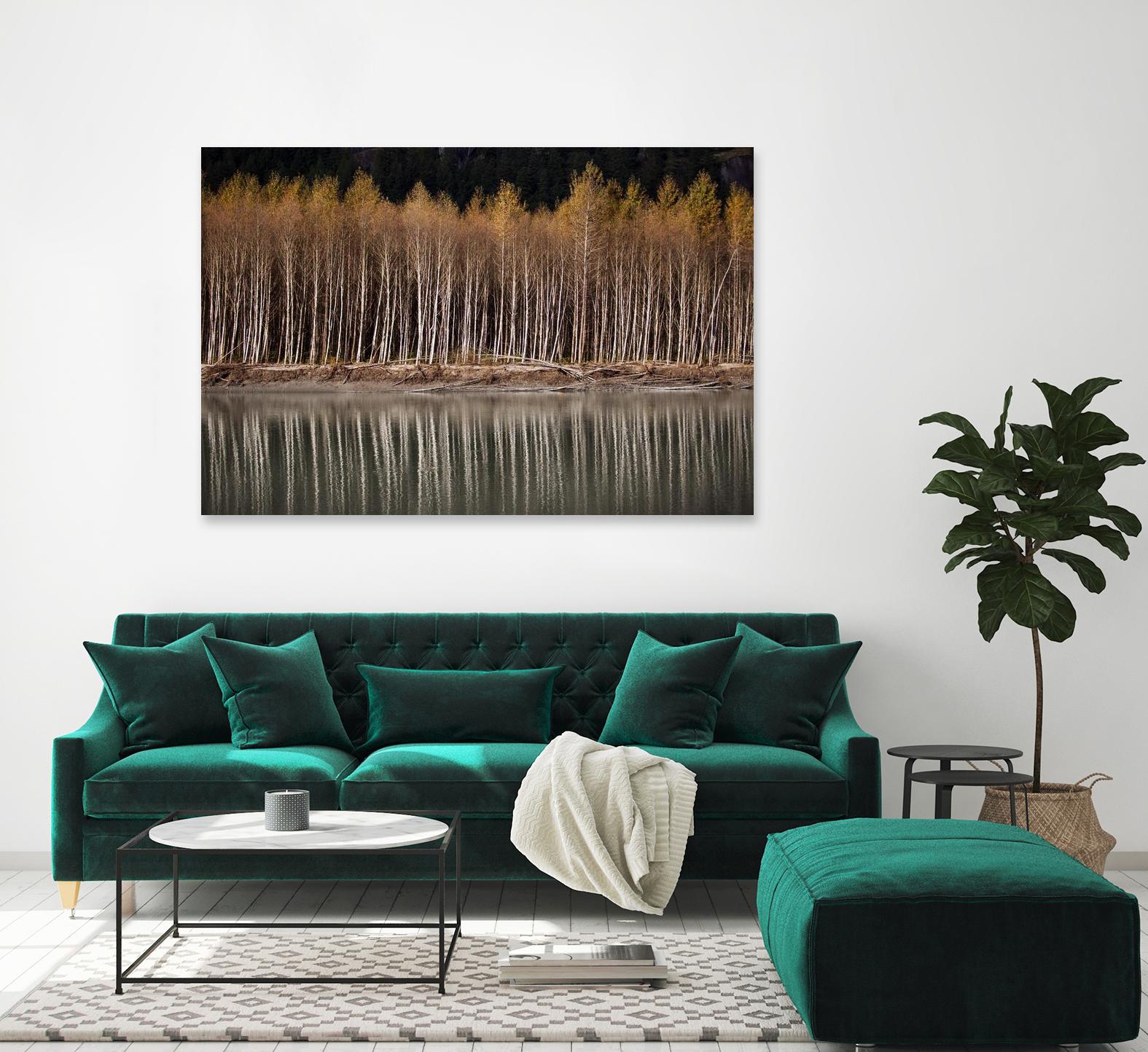 Golden Visions by Aaron Matheson on GIANT ART - grey landscape