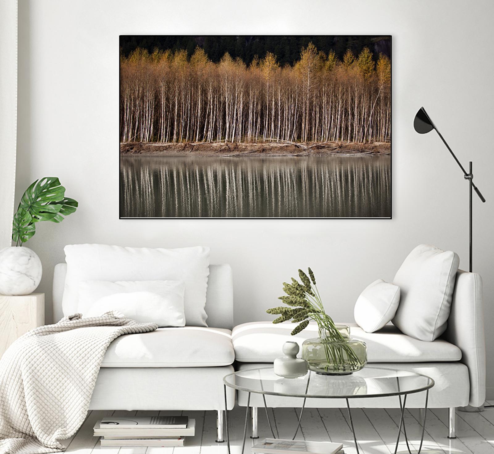 Golden Visions by Aaron Matheson on GIANT ART - grey landscape