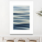 Static Blue by Melissa McClain on GIANT ART - beige abstract