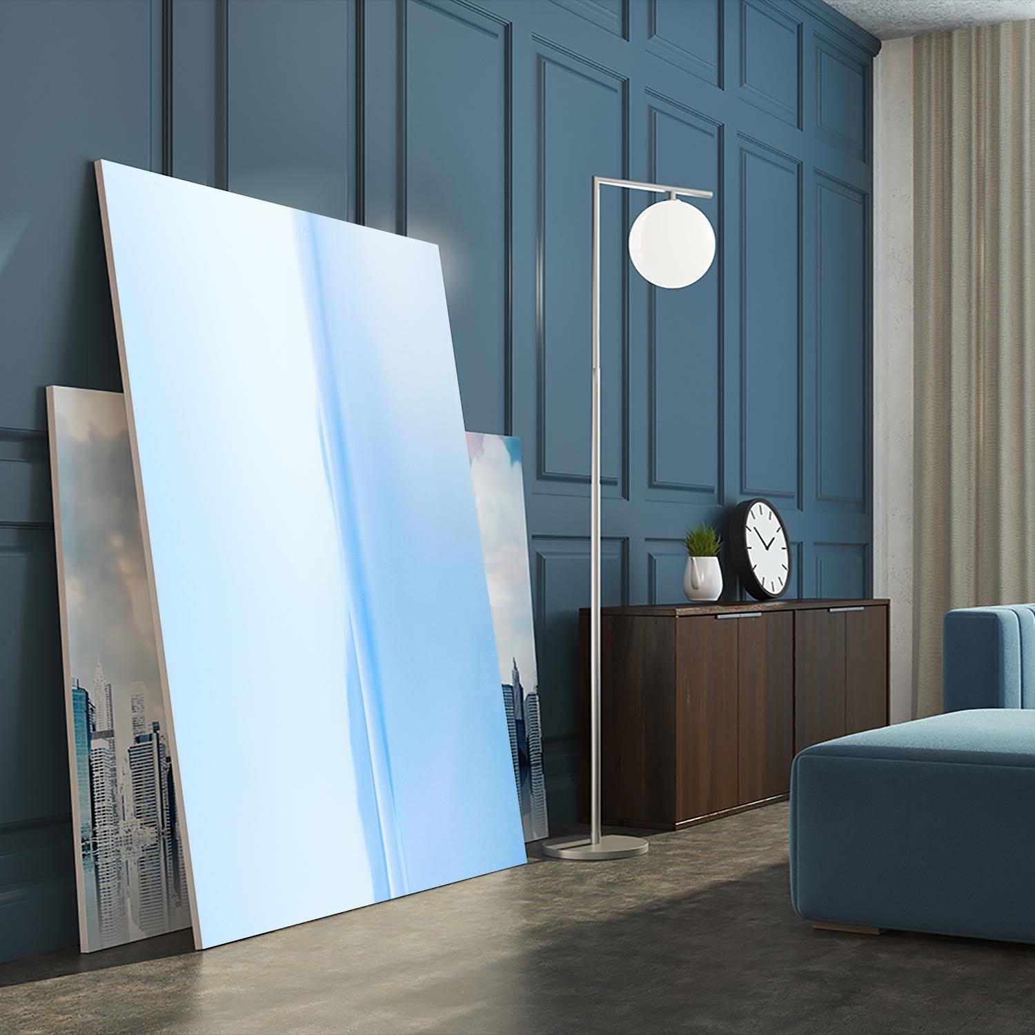 Daydreaming in Blue by Melissa McClain on GIANT ART - blue abstract