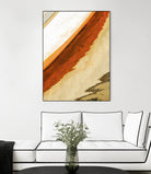 Reflection in Motion by Melissa McClain on GIANT ART - beige abstract