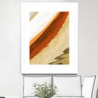 Reflection in Motion by Melissa McClain on GIANT ART - beige abstract