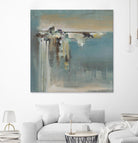 Fragmented Fields by Terri Burris on GIANT ART - grey abstract