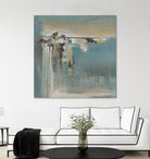 Fragmented Fields by Terri Burris on GIANT ART - grey abstract