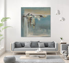 Fragmented Fields by Terri Burris on GIANT ART - grey abstract