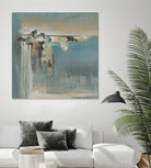 Fragmented Fields by Terri Burris on GIANT ART - grey abstract