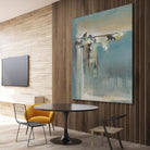 Fragmented Fields by Terri Burris on GIANT ART - grey abstract
