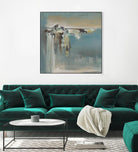 Fragmented Fields by Terri Burris on GIANT ART - grey abstract