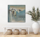 Fragmented Fields by Terri Burris on GIANT ART - grey abstract