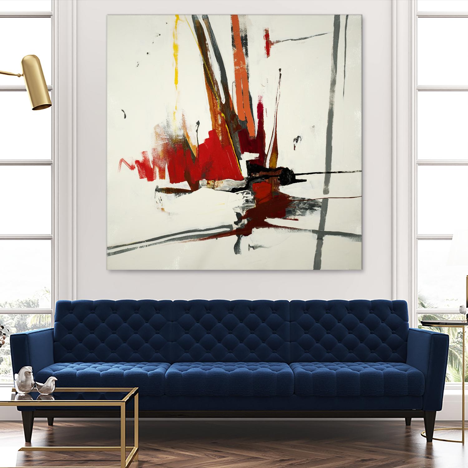 Sasuka by KC Haxton on GIANT ART - grey abstract