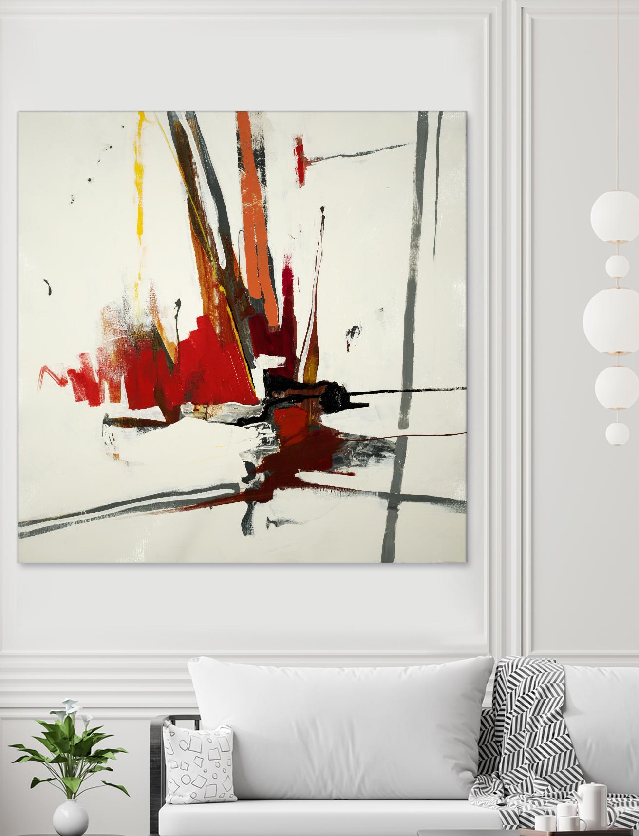 Sasuka by KC Haxton on GIANT ART - grey abstract