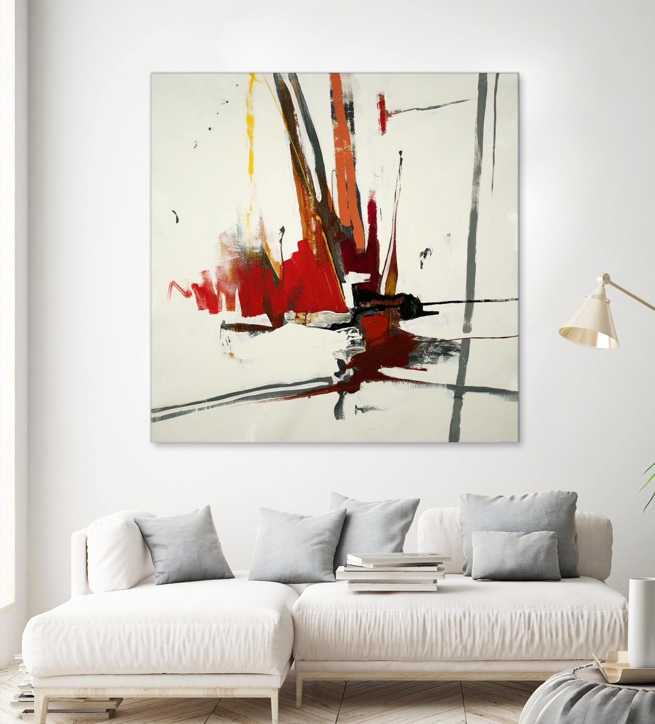 Sasuka by KC Haxton on GIANT ART - grey abstract