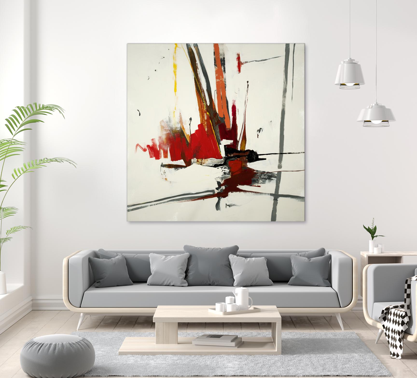 Sasuka by KC Haxton on GIANT ART - grey abstract