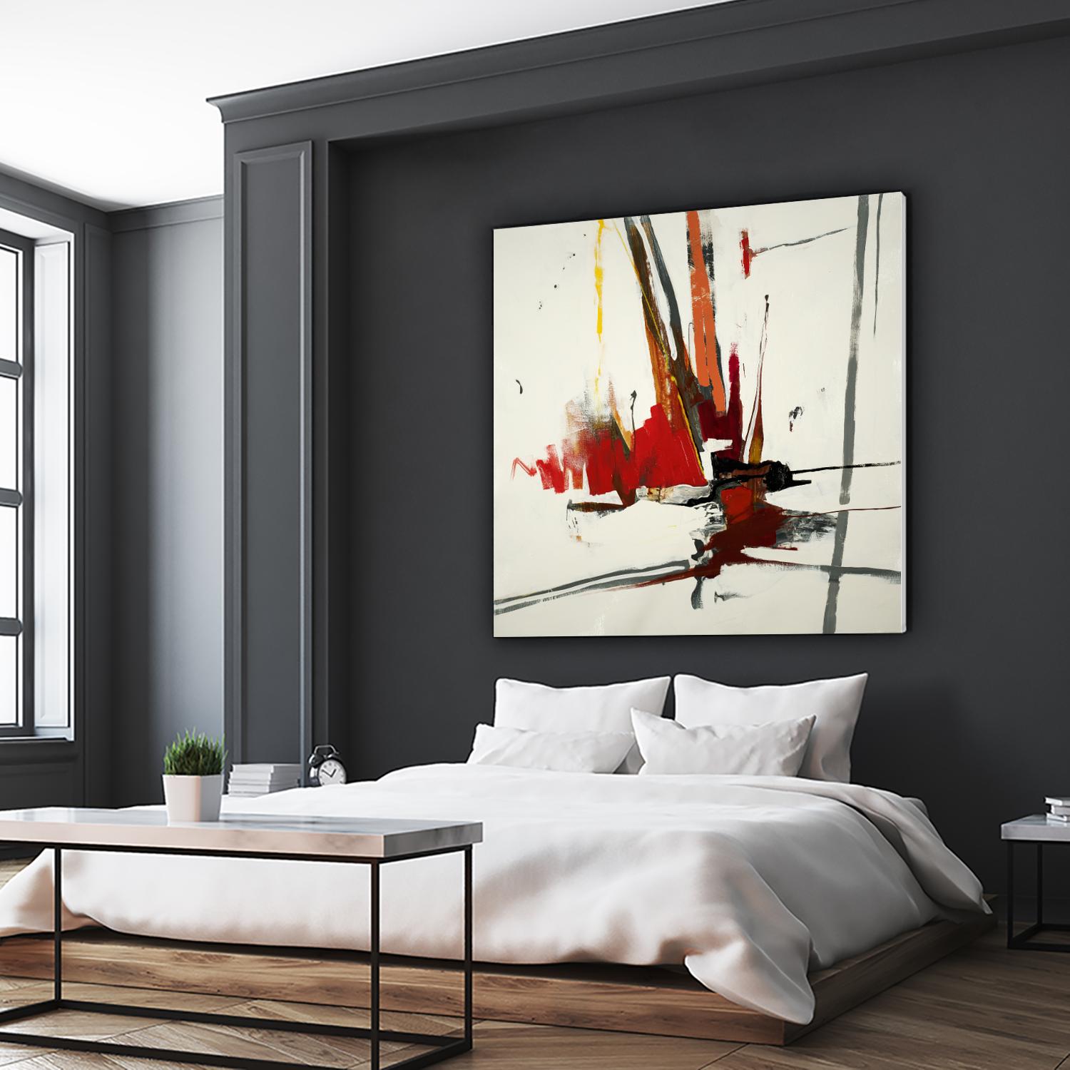 Sasuka by KC Haxton on GIANT ART - grey abstract