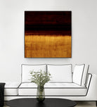 Lined View III by Randy Hibberd on GIANT ART - yellow abstract