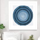 RINGS OF SUCCESS I by RANDY HIBBERD on GIANT ART - blue abstract abstract