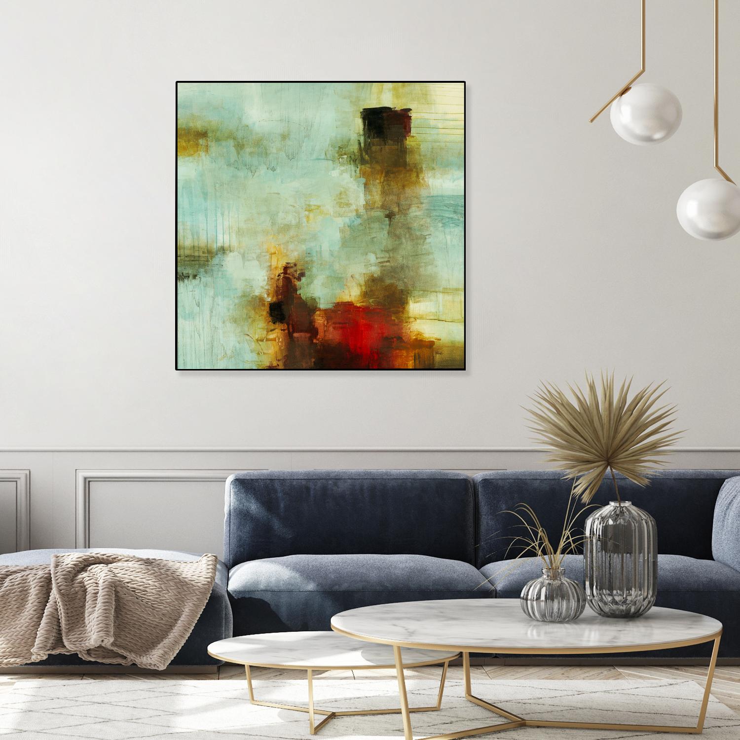Blue Innocence I by Randy Hibberd on GIANT ART - red abstract