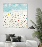 Beach Days by Randy Hibberd on GIANT ART - beige sea scene areal view