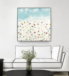 Beach Days by Randy Hibberd on GIANT ART - beige sea scene areal view