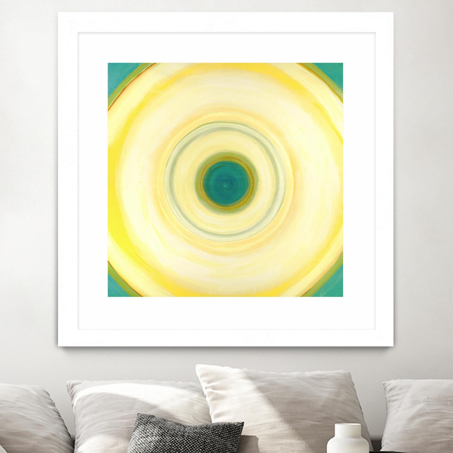 Soft Focus by Liz Jardine on GIANT ART - blue abstract