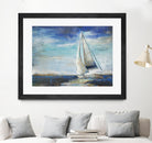 Sail Away by Liz Jardine on GIANT ART - white nautical