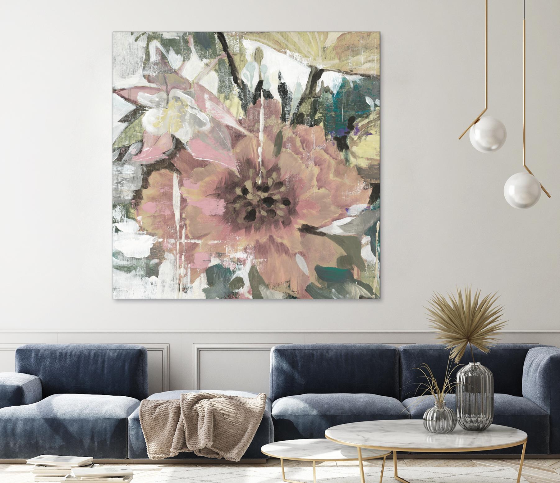 Simple Gifts V4 by Liz Jardine on GIANT ART - pinks florals