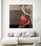 Last Tango by Liz Jardine on GIANT ART - grey men and women