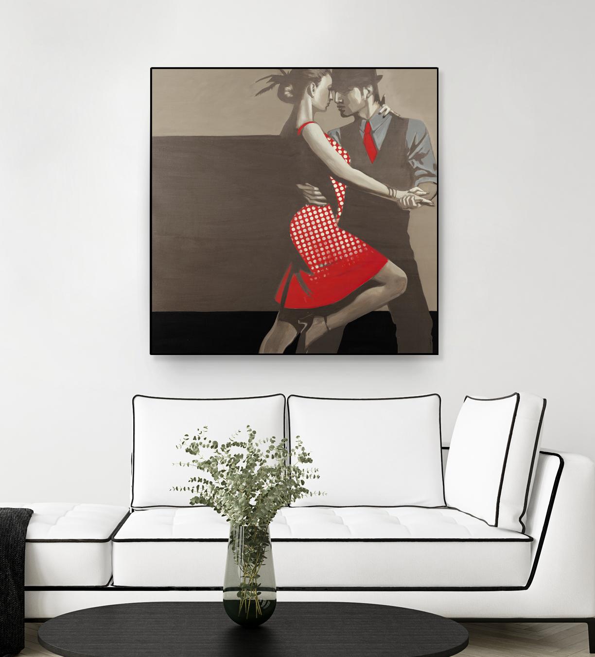 Last Tango by Liz Jardine on GIANT ART - grey men and women