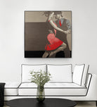 Last Tango by Liz Jardine on GIANT ART - grey men and women