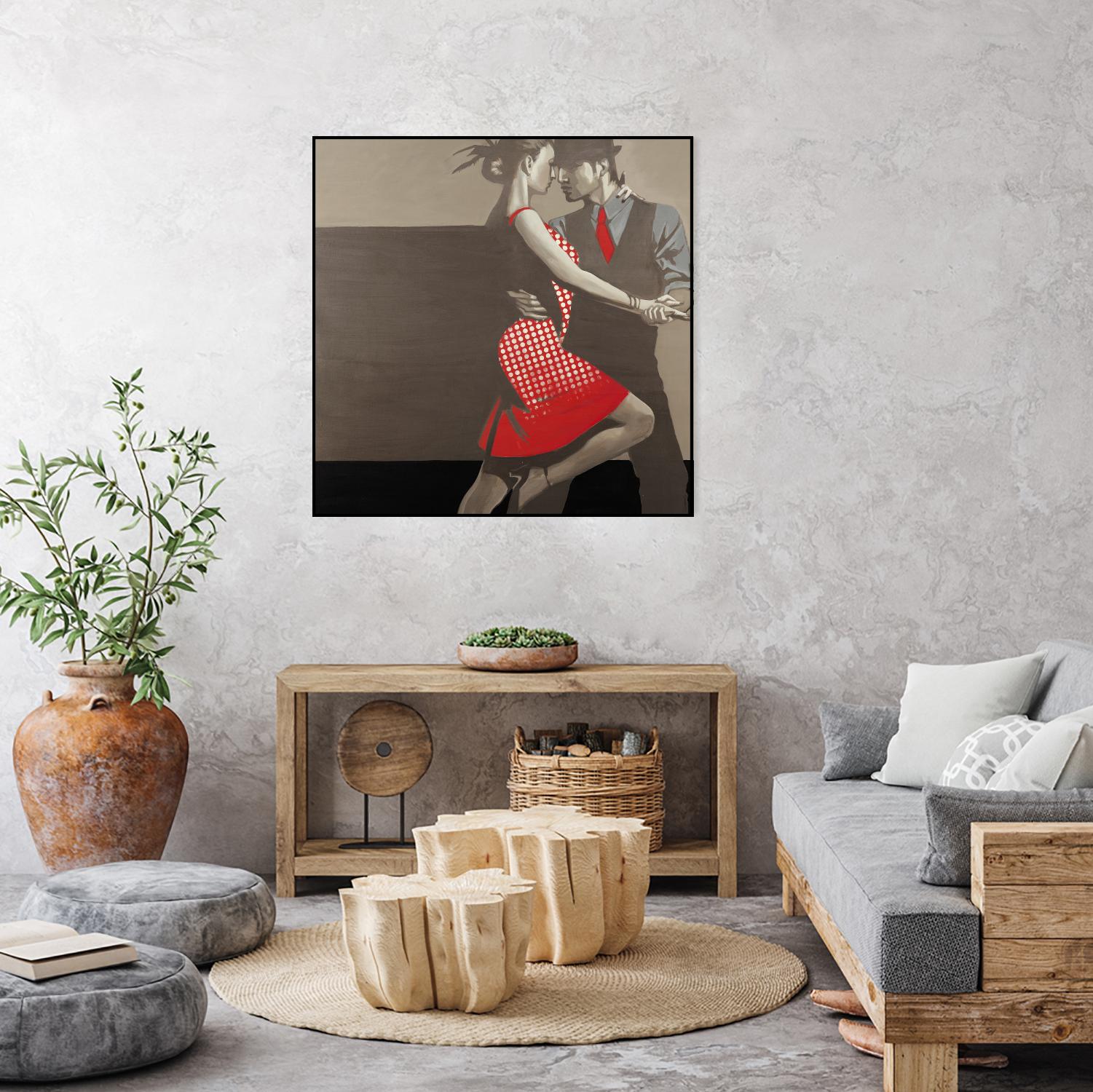 Last Tango by Liz Jardine on GIANT ART - grey men and women