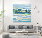 By The Sea by Liz Jardine on GIANT ART - green abstract