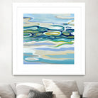By The Sea by Liz Jardine on GIANT ART - green abstract