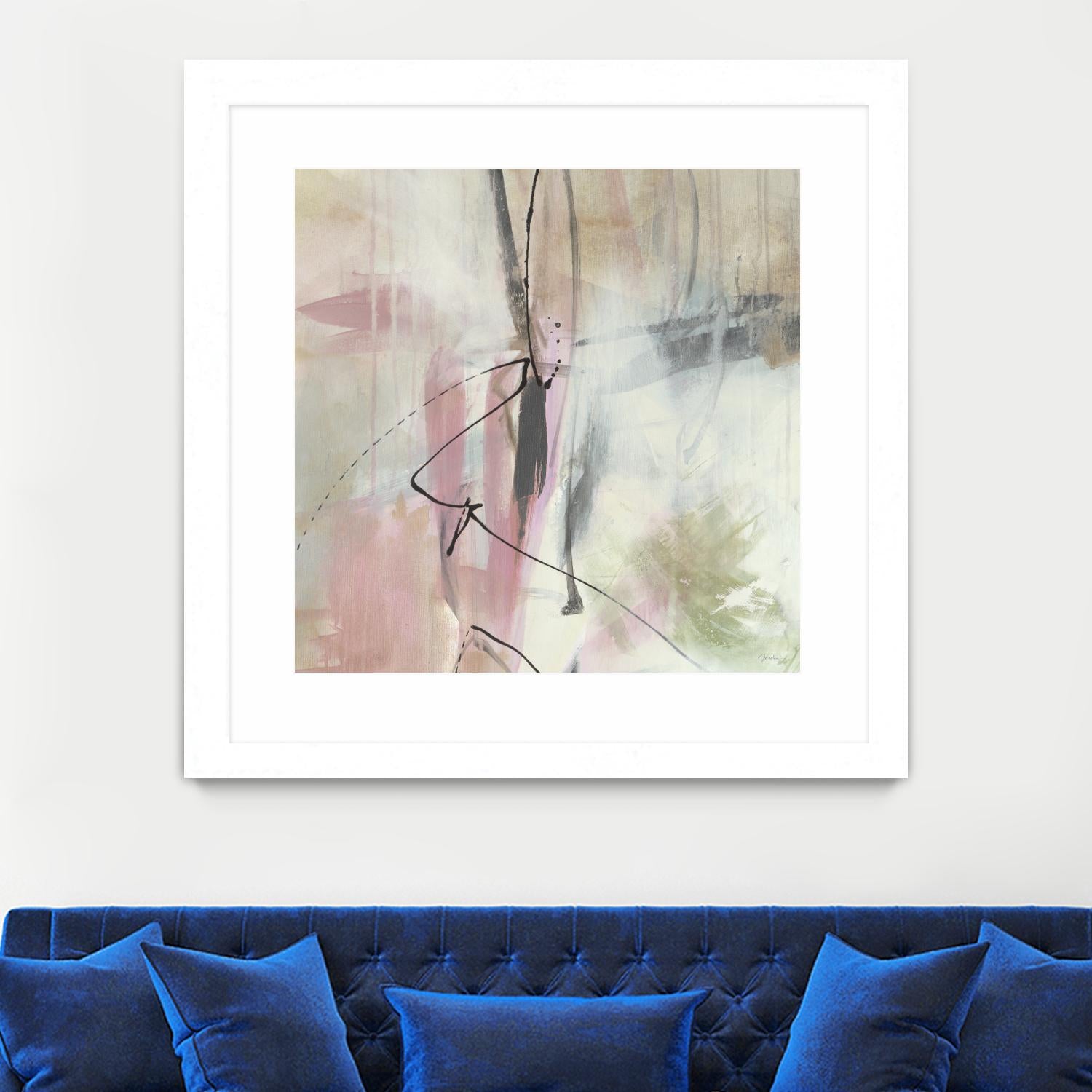 A la mode by Liz Jardine on GIANT ART - beige abstract