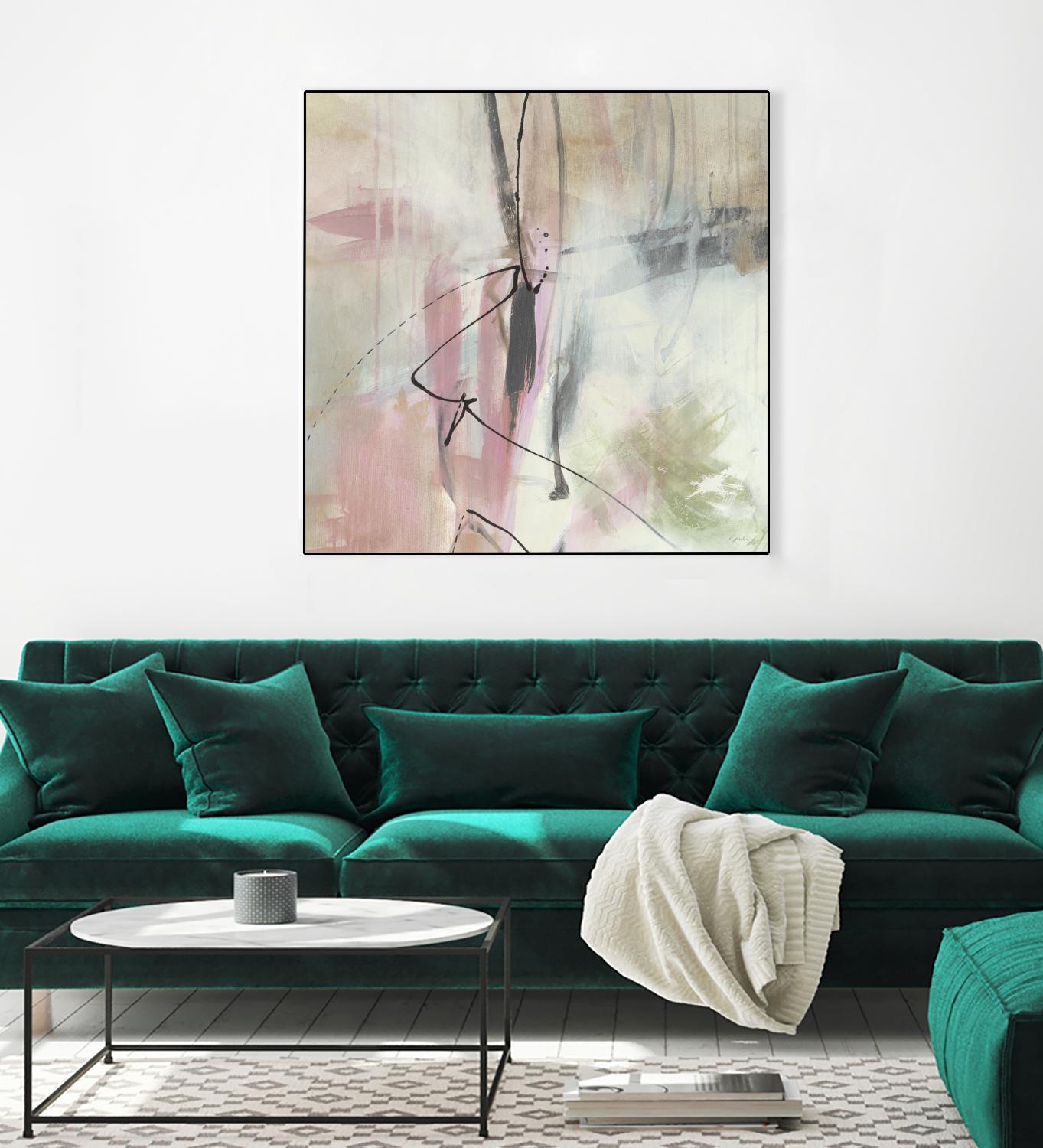 A la mode by Liz Jardine on GIANT ART - beige abstract