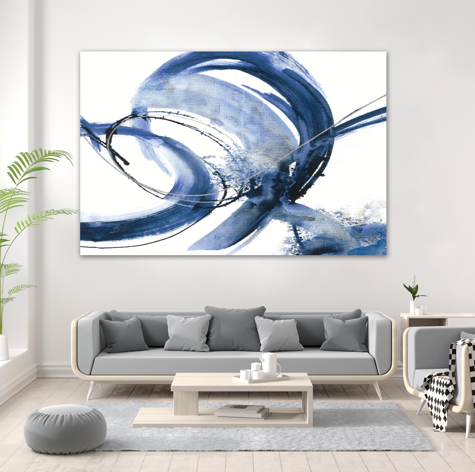 The Next Wave V18 by Liz Jardine on GIANT ART - grays organic shapes