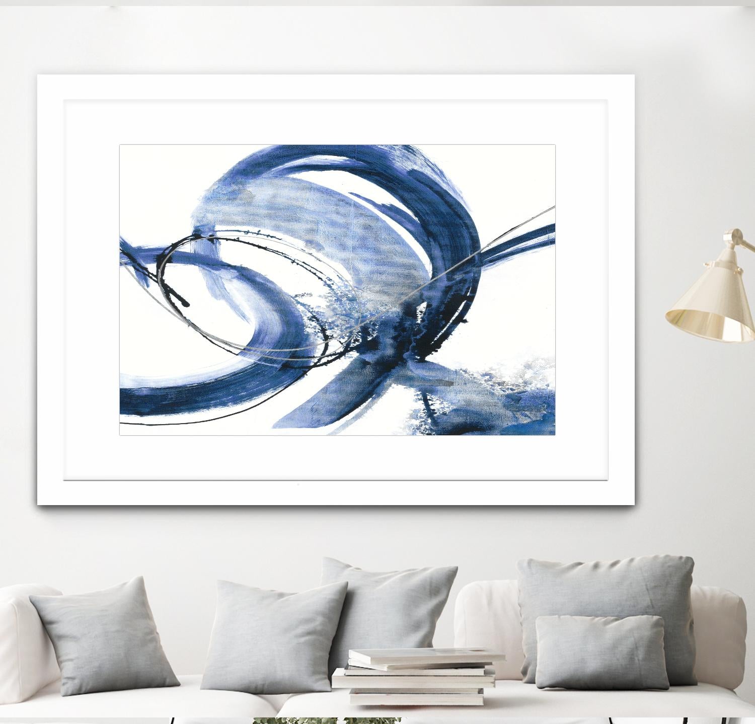 The Next Wave V18 by Liz Jardine on GIANT ART - grays organic shapes