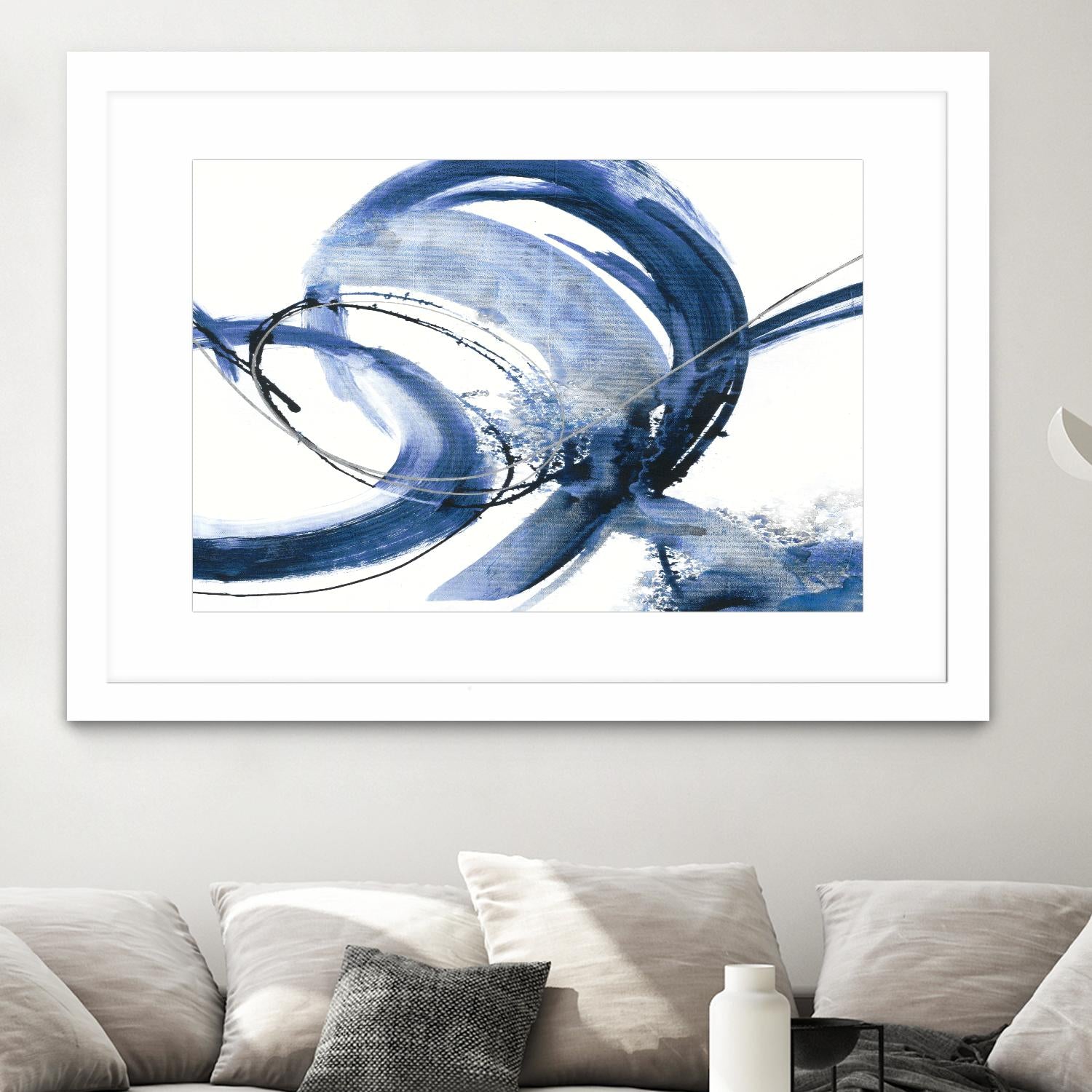 The Next Wave V18 by Liz Jardine on GIANT ART - grays organic shapes