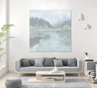 Peaceful Space by Liz Jardine on GIANT ART - organic greens tropical & coastal, landscape