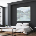 Peaceful Space by Liz Jardine on GIANT ART - organic greens tropical & coastal, landscape