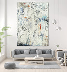 Equilibrium by Liz Jardine on GIANT ART - whites & creams abstract