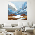 High Altitude V7 by Liz Jardine on GIANT ART - blues scenic clouds