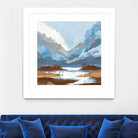 High Altitude V7 by Liz Jardine on GIANT ART - blues scenic clouds
