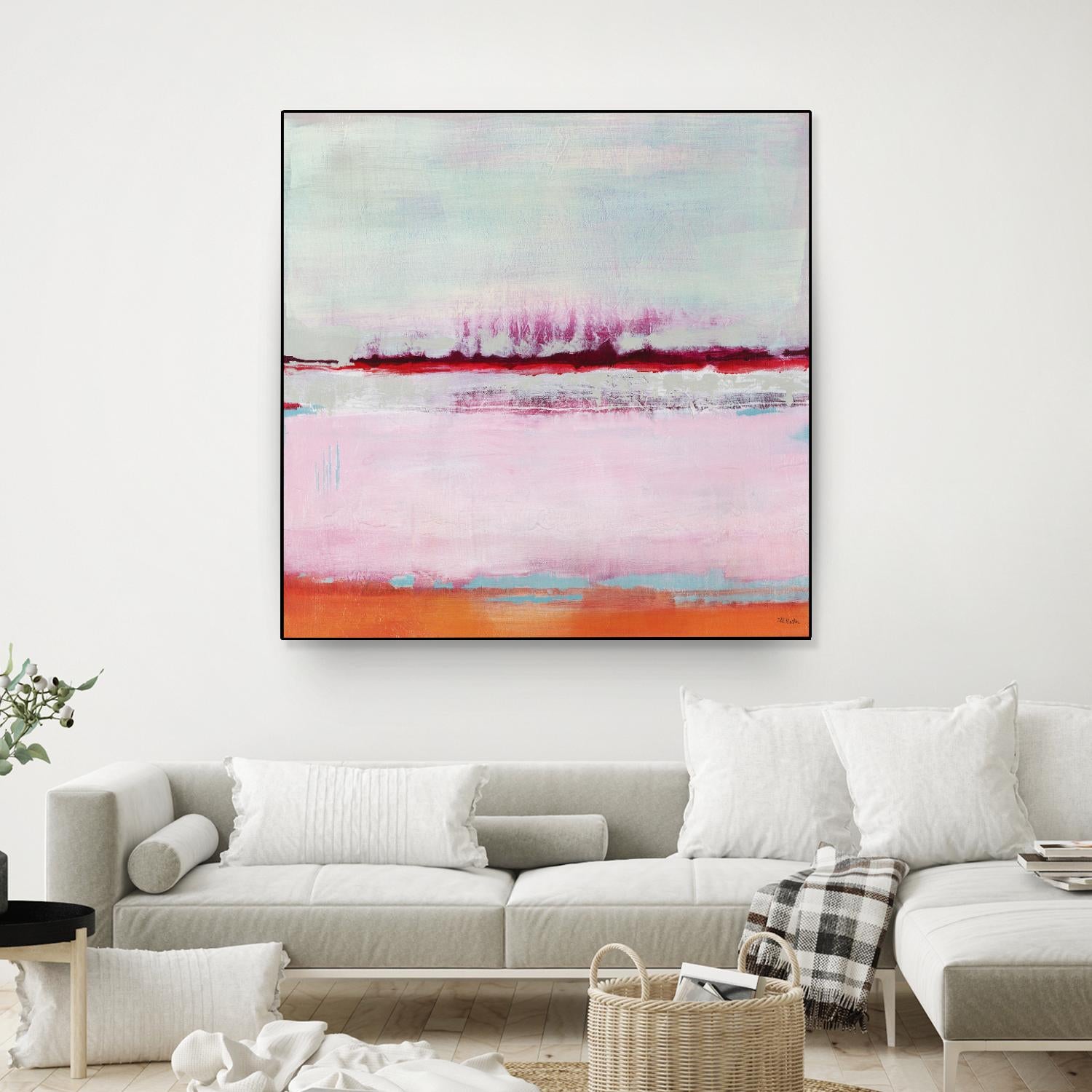 Persimmon Jump II by Jill Martin on GIANT ART - orange abstract
