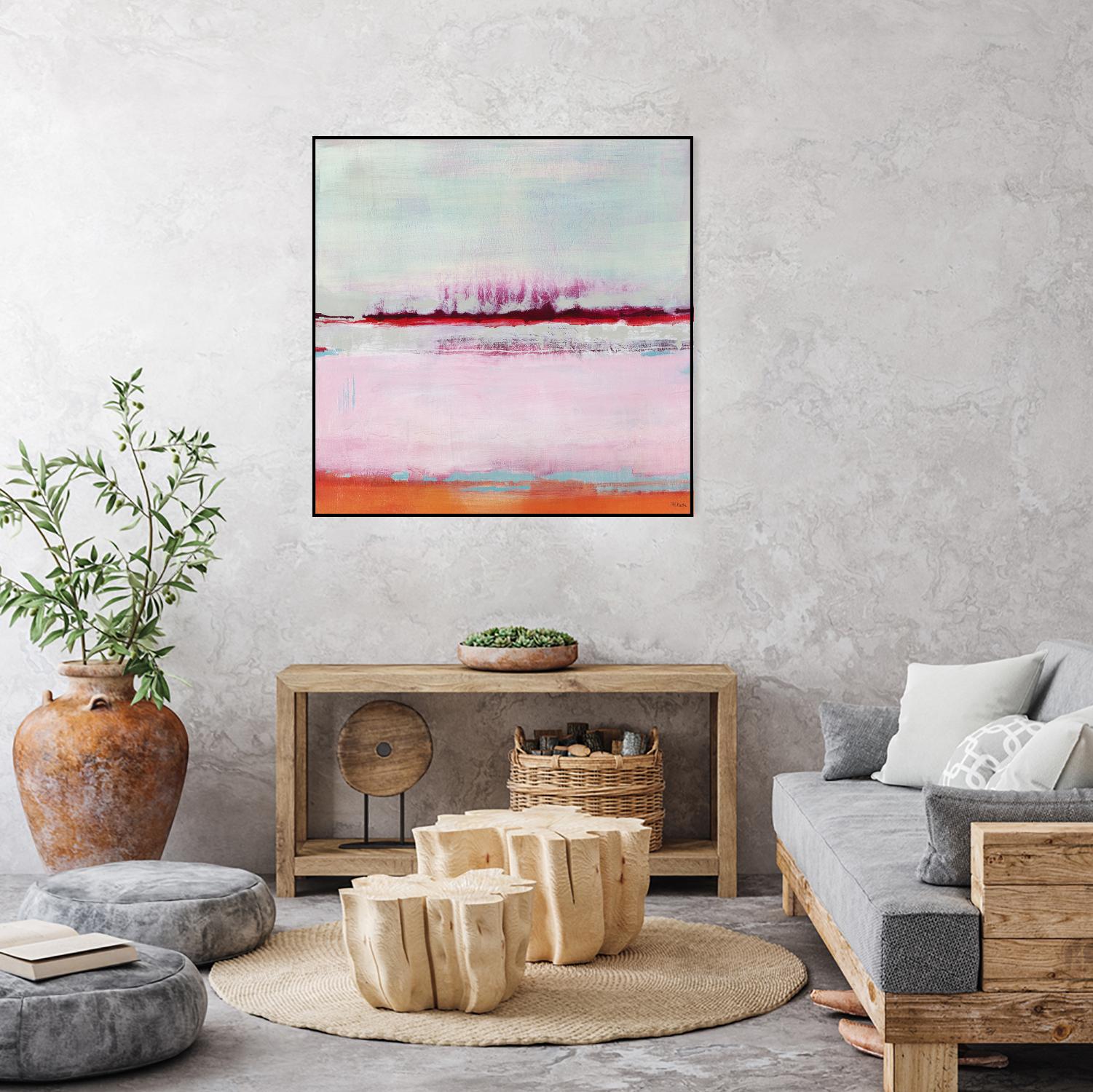 Persimmon Jump II by Jill Martin on GIANT ART - orange abstract