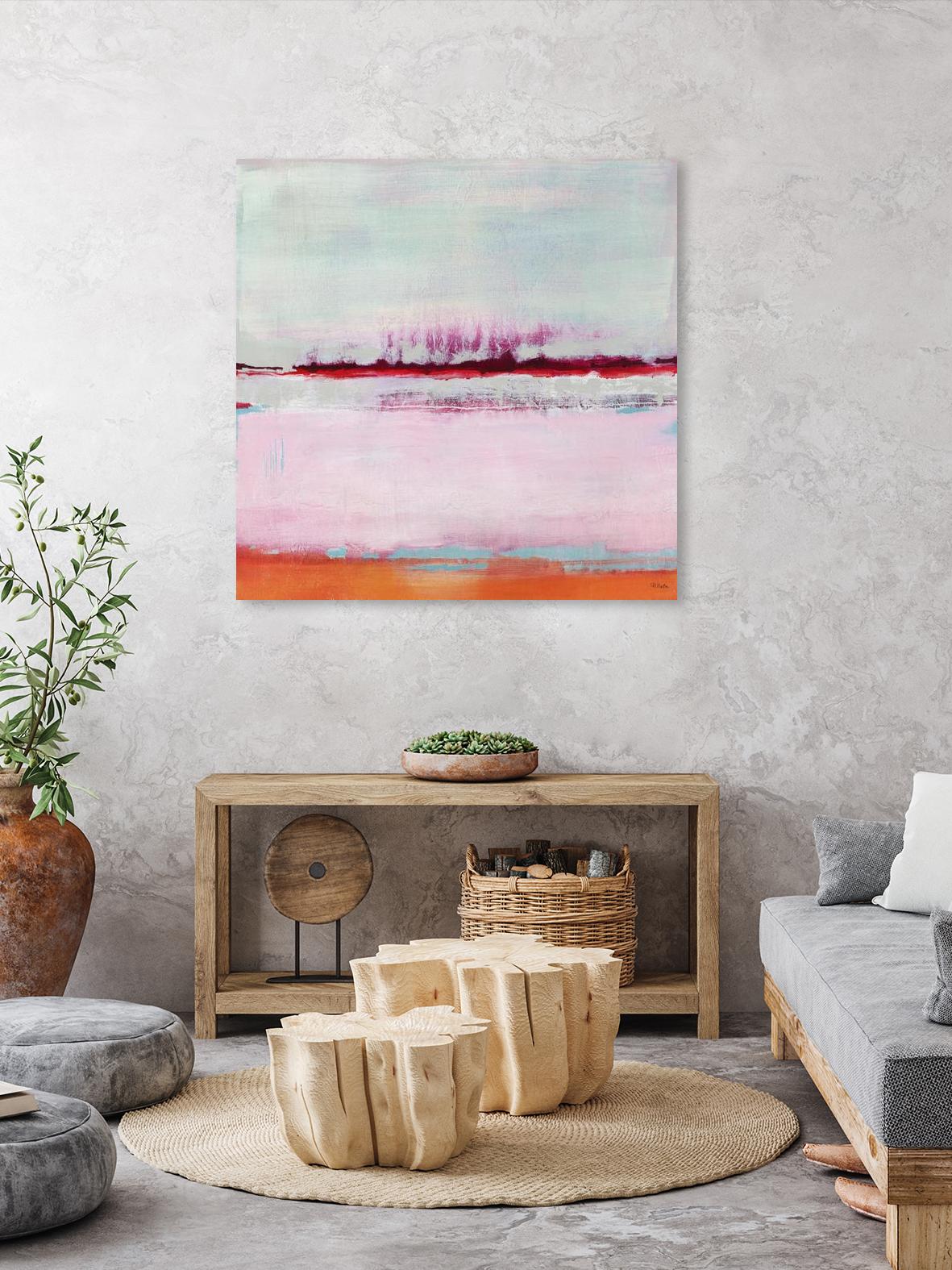 Persimmon Jump II by Jill Martin on GIANT ART - orange abstract